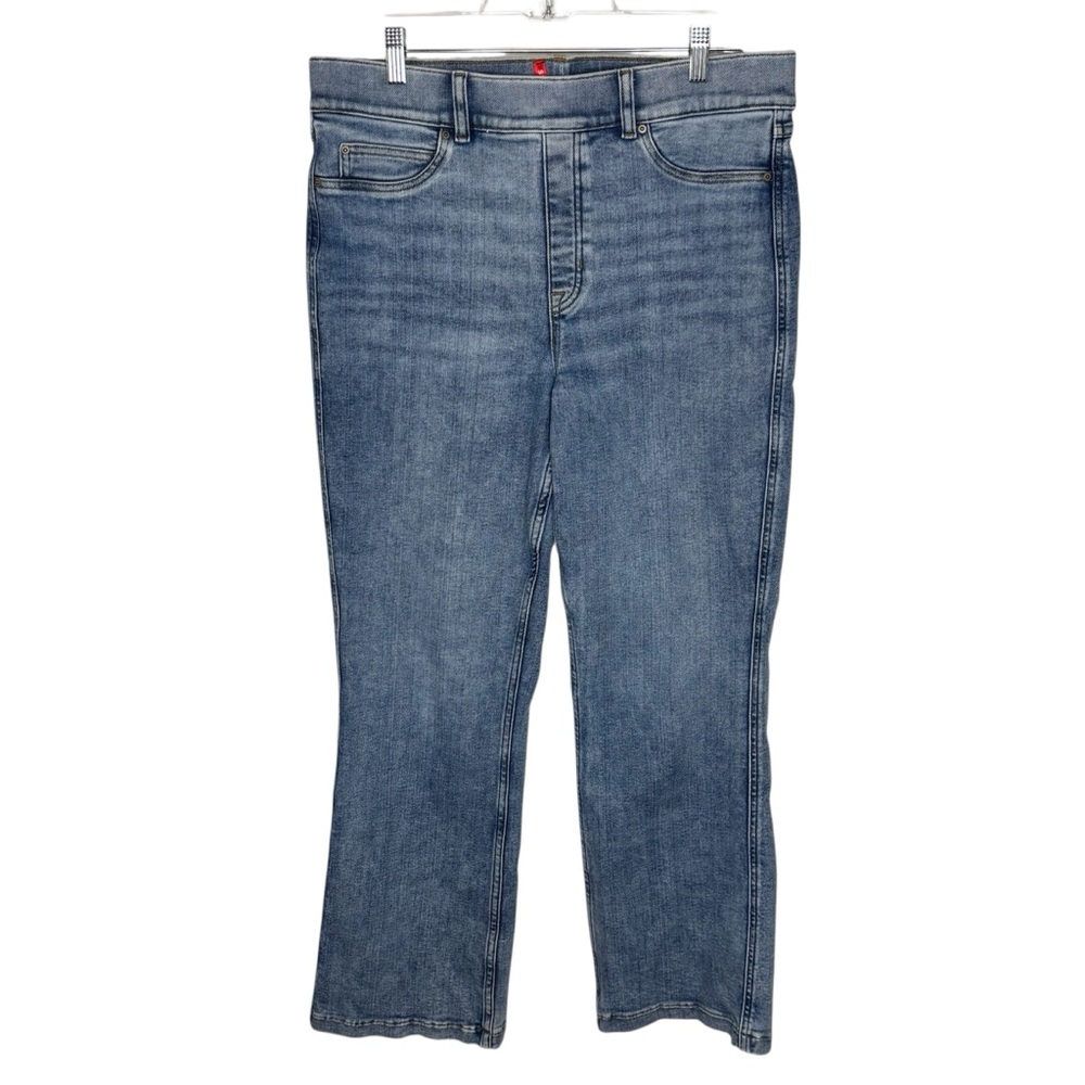 Spanx Jeans Women’s XLT Denim Kick Flare Pants Indigo Sky (20845T)